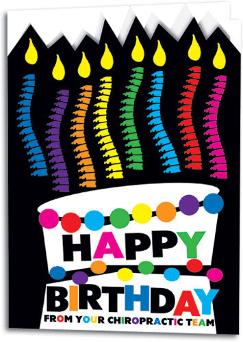 Cake & Candles Birthday Folding Card