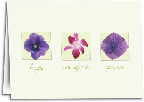 Sympathy Hope Comfort Folding Card