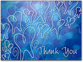 Tooth Swirl Thank You Folding Card