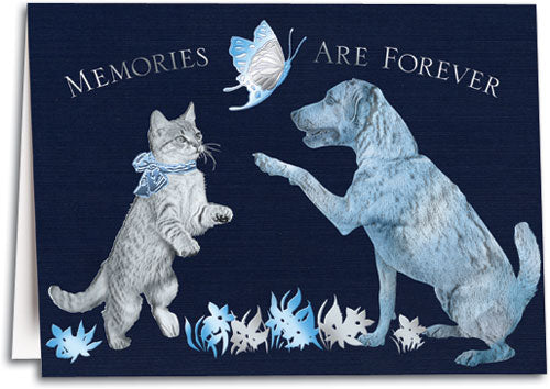 Memories are Forever Deluxe Sympathy Folding Card
