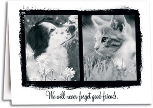 Never Forget Friends Sympathy Folding Card