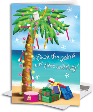 Deck the Palms Traditional Folding Card