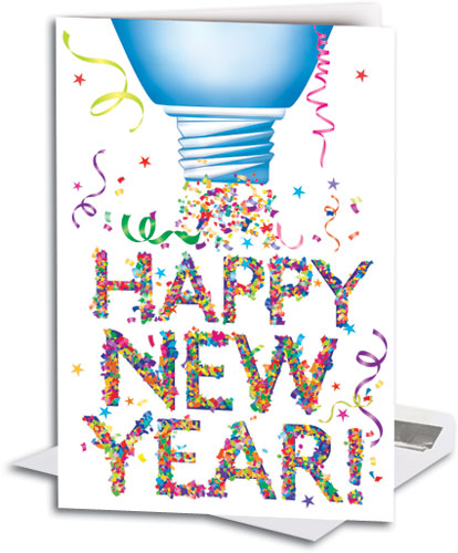 New Year Paste Traditional Folding Card