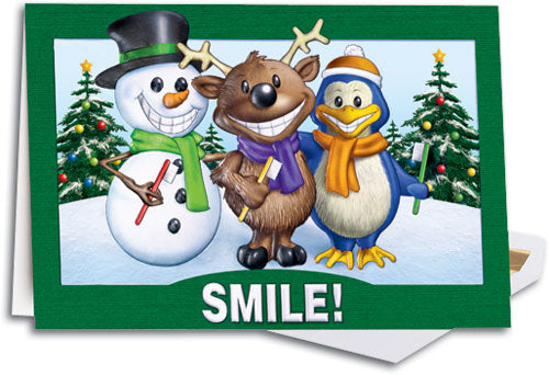 Holiday Pals Deluxe Folding Card