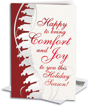 Comfort and Joy Deluxe Folding Card