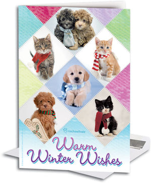 Warm Winter Wishes Deluxe Folding Card