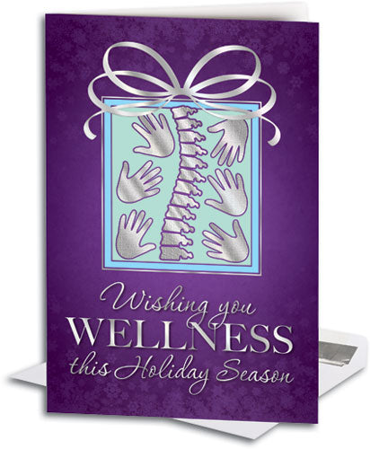 Wrapped Up Wellness Deluxe Holiday  Folding Card