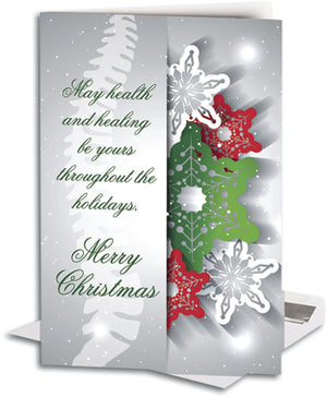 Wintry Wishes Customisable Large Folding Card