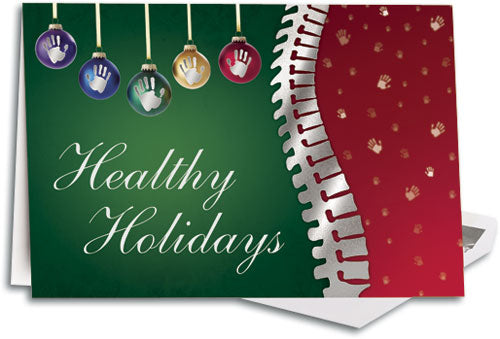 Happy Holiday Handprints Customisable  Folding Card