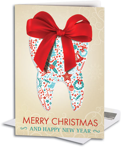 Holiday Tooth Deluxe Folding Card