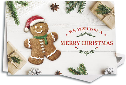 Delicious Christmas Customisable Large Folding Card