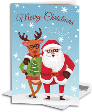 Best Buds Customisable Large Folding Card