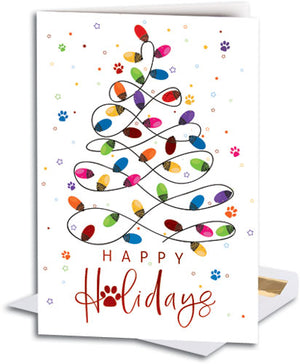 Holiday Lights Folding Card