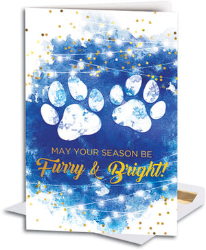 Holiday Paws Deluxe Folding Card