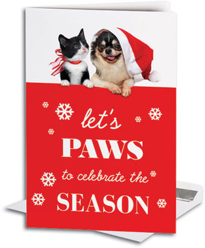 Paws to Celebrate Large Folding Card Semi-Custom