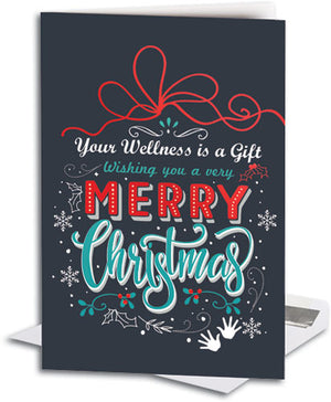 Gift of Wellness Premium  Folding Card