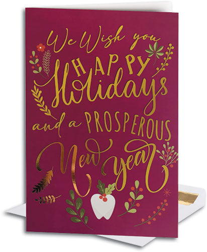 Wishful Holidays Deluxe Folding Card