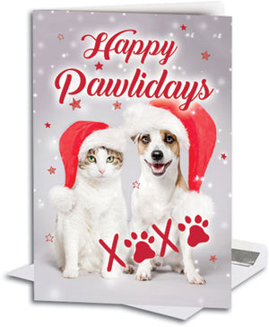 Pawliday Greetings Folding Card