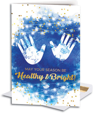 Holiday Hands Deluxe Folding Card