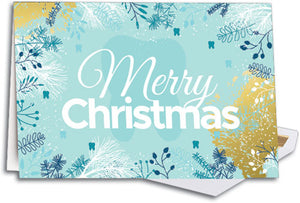 Frosty Foilage Large Semi-Custom Folding Card