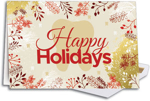 Frosty Foilage Large Semi-Custom Folding Card