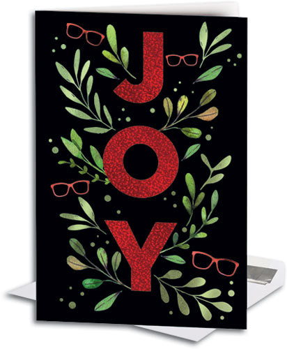 Glasses Of Joy Traditional Folding Card