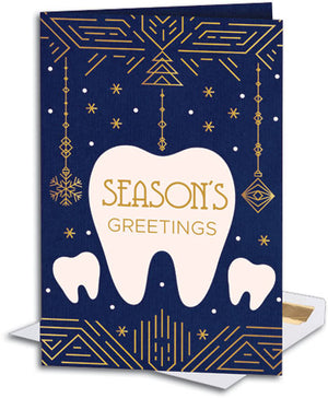 Roaring Holidays Dark Paper Folding Card