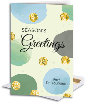 Pastel Holiday Large Folding Card Semi-Custom