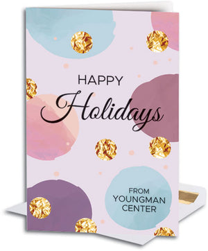 Pastel Holiday Large Folding Card Semi-Custom