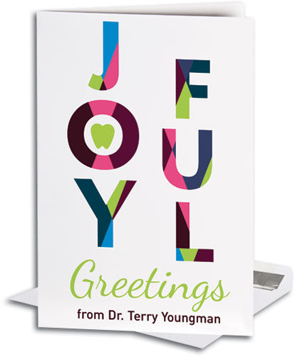 Greetings of Joy Traditional Folding Card