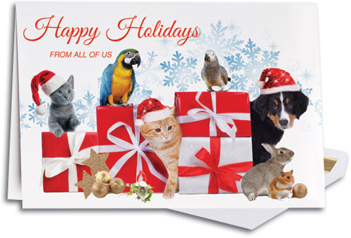 Presents for Pets Traditional Folding Card