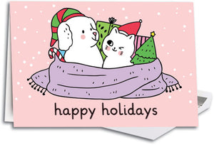 Warm Snuggles Traditional Folding Card