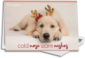 Puppy Wishes Deluxe Folding Card