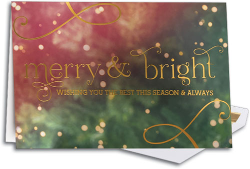 Seasons Aglow Deluxe Folding Card