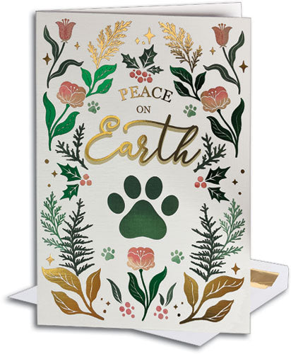 Paw Peace Premium Folding Card