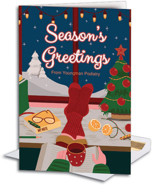 Quiet Christmas Traditional customisable  Folding Card