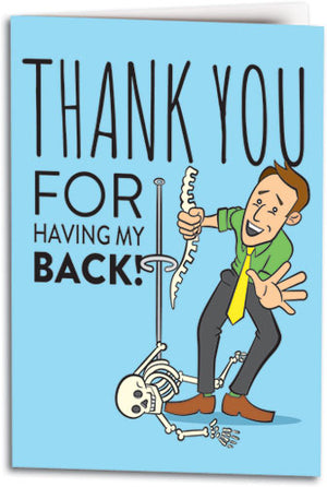 Got Your Back Intra Office Greeting Note Card