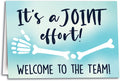 Joint Effort Intra Office Greeting Note Card