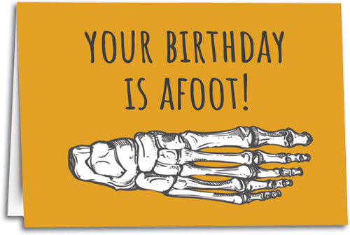 Afoot Intra Office Greeting Note Card