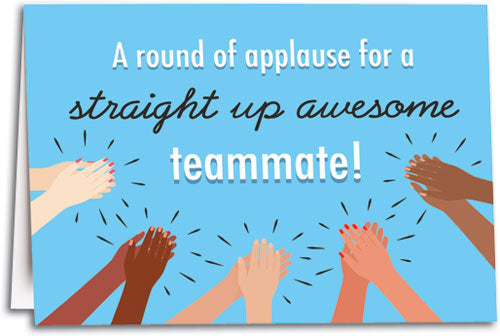 Awesome Teammate Intra Office Greeting Note Card