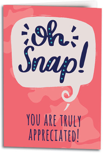 Appreciation Intra Office Greeting Note Card