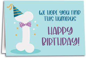 Humerus Birthday Intra Office Greeting Note Card