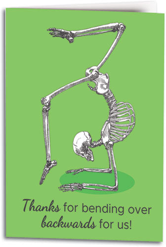 Thank You Yogi Intra Office Greeting Note Card