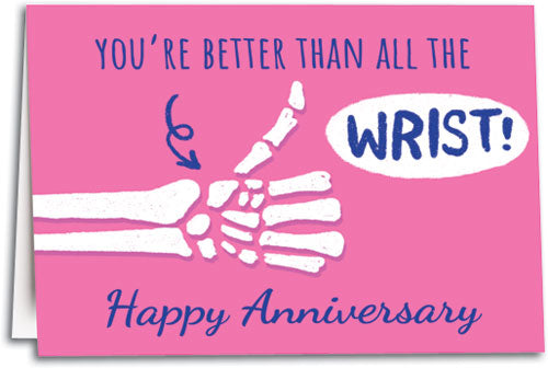 Better Than The Wrist Intra Office Greeting Note Card
