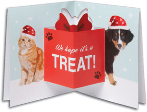 Pawliday Presents Pop Up Card Notesized Folding Card