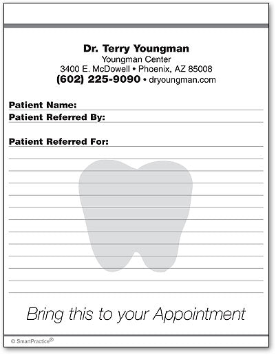 Molar Referral Pad