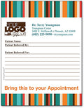 Sharp Stripes Referral Pad