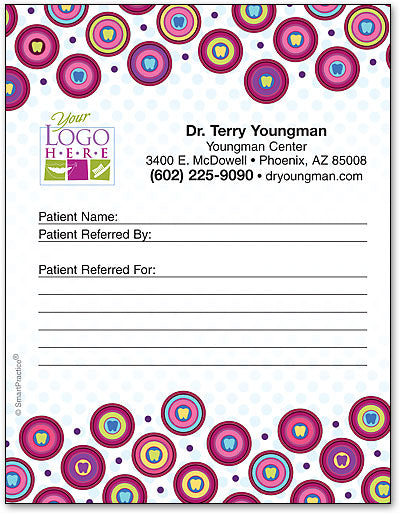 Bright Bubbles Referral Pad