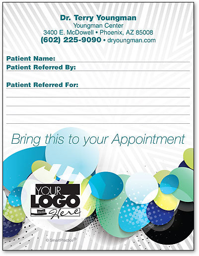 Shapes and Patterns Referral Pad
