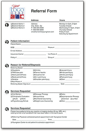Referral Form - Two Sided